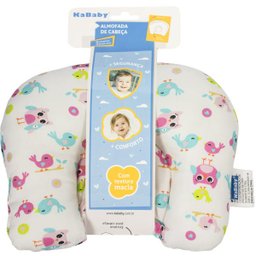 Almofada de Bebê Cabeça Suporte Protetor Infantil Macio Kababy Coruja - 2