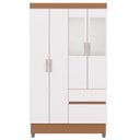 Ver imagem 7 de Guarda Roupa Solteiro 103cm com Espelho Ideal Flex Branco - Vila Rica