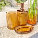 Ver imagem 2 de Kit Lavabo Luxo Banheiro Dispenser Líquido Saboneteira 370
