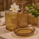 Ver imagem 3 de Kit Lavabo Luxo Banheiro Dispenser Líquido Saboneteira 370