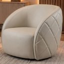 Ver imagem 2 de Poltrona Decorativa Organica Essence Base Fixa Courino Tcs 725 Moll