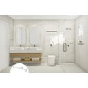 Ver imagem 2 de Porta Papel Higiênico de Parede Duplo para Banheiro 27cm em Aço Inox Polido Brilhante Linha Larissa 