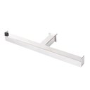 Ver imagem 6 de Porta Papel Higiênico de Parede Duplo para Banheiro 27cm em Aço Inox Polido Brilhante Linha Larissa 