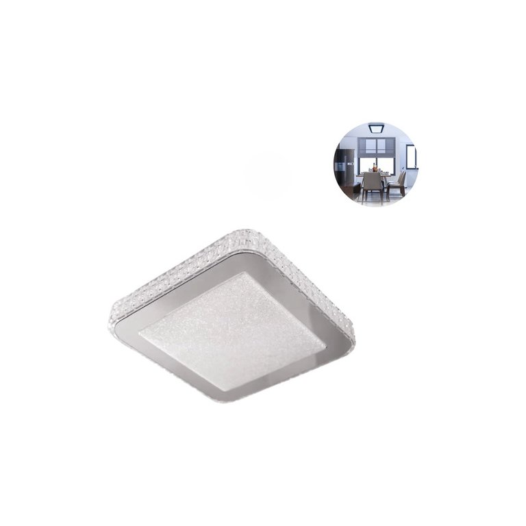 Plafon Acrilico Gemini 24w 6500k Bivolt