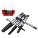 Ver imagem 6 de Chave Extrator Tira Parafuso Quebrado Espanado 3 a 18mm Jogo com 5 Peças Lorben