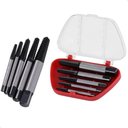 Ver imagem 2 de Chave Extrator Tira Parafuso Quebrado Espanado 3 a 18mm Jogo com 5 Peças Lorben