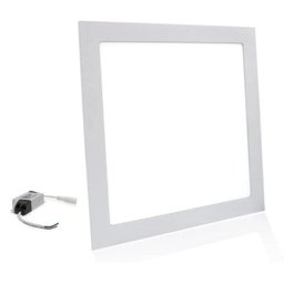 Painel Led Plafon Slim Bivolt Quadrado Luminária Embutir 2Un - 6