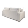 Sofá 3 Lugares Fixo Living Marrocos Linho Offwhite 2,0m Mk - 3