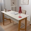 Ver imagem 4 de Escrivaninha com Gaveta Home Office 125cm Taurus Patrimar Off White