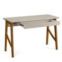 Ver imagem 2 de Escrivaninha com Gaveta Home Office 125cm Taurus Patrimar Off White