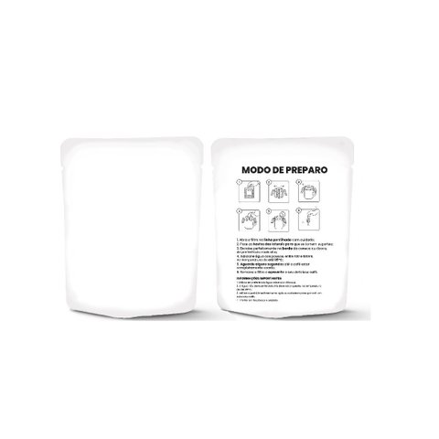 Drip Bag Premium Flowpack 100un/pct - Branco - Ilovecoffee
