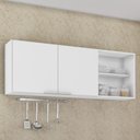 Ver imagem 5 de Armário de Cozinha Aéreo 150cm Pérola Z34 Branco - Mpozenato
