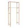 Estante P/ Banheiro Moderno Armário Prateleira Dupla Pinus Technox Marron - 5