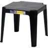 Mesa Plástica de Apoio Preta - 4