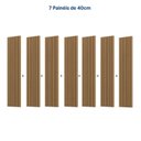 Ver imagem 5 de Rack Extensível com Painel Ripado TV 86 Polegadas Planejado 280x250cm Aruá CabeCasa MadeiraOriginals