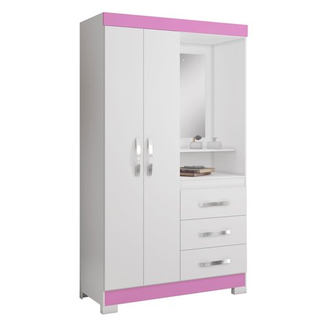 Guarda-Roupa 4 Portas NT 5170 Rosa - Notável