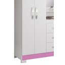 Ver imagem 3 de Guarda-Roupa 4 Portas NT 5170 Rosa - Notável