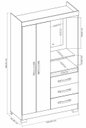 Ver imagem 6 de Guarda-Roupa 4 Portas NT 5170 Rosa - Notável