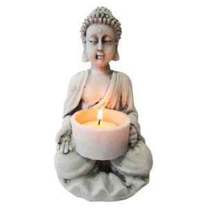 PORTA VELA BUDA BRANCO 18CM - UN
