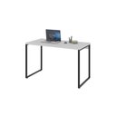 Ver imagem 4 de Mesa Office 120x60x75cm Branco Chess / Est.preta
