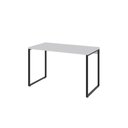 Ver imagem 1 de Mesa Office 120x60x75cm Branco Chess / Est.preta