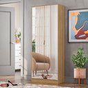 Ver imagem 2 de Sapateira 2 Portas 1 Gaveta Grife Amêndola Touch - Demóbile