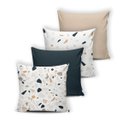 Ver imagem 2 de Kit 4 Capas De Almofada Modern Print 42 Cm X 42 Cm - 045