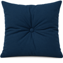 Ver imagem 1 de Almofadas com Botão para Sofás e Camas Decorativas un. Diversas Cores Macias:Azul Marinho Lisa