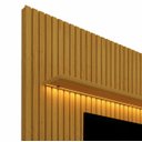 Ver imagem 4 de Home Suspenso 2.3 Ripado com LED Nobre Naturale - Gelius Móveis
