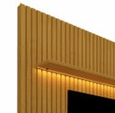 Ver imagem 4 de Home Suspenso 2.3 Ripado com LED Nobre Naturale - Gelius Móveis