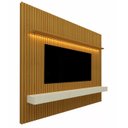 Ver imagem 2 de Home Suspenso 2.3 Ripado com LED Nobre Naturale - Gelius Móveis