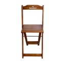 Ver imagem 2 de Cadeira Bistrô Dobrável Madeira Hei Imbuia - Tarimatã