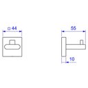Ver imagem 2 de Cabide Deca 2060 Gl33 Quadratta Gl Rd