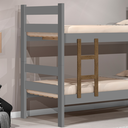 Ver imagem 3 de Beliche Solteiro Mdf com Escada Prisma - J&a Móveis:cinza