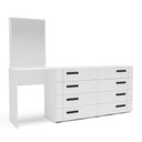 Ver imagem 2 de Cômoda Penteadeira 8 Gavetas Lisboa Branco