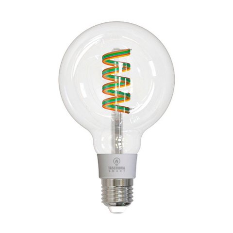 Lâmpada Led Smart Wi-fi Inteligente G95 Filamento 6w E27 Rgb Taschibra