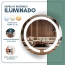 Ver imagem 5 de Espelho Redondo 40cm com 2 Leds Touch Reduna