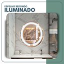 Ver imagem 3 de Espelho Redondo 40cm com 2 Leds Touch Reduna