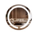 Ver imagem 1 de Espelho Redondo 40cm com 2 Leds Touch Reduna