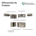 Ver imagem 4 de Armário de Cozinha Completa de Canto Suspensa 405 cm Crema Nice Madesa 03