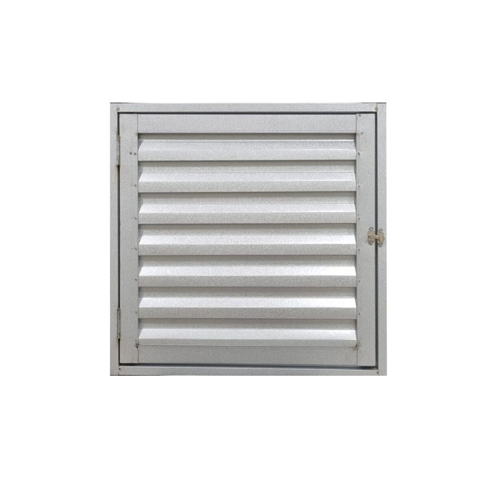 Portinhola Porta Alçapão Alumínio Galvanizado 60x80 R120 Silver - Prata - 2