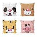 Ver imagem 1 de Capas De Almofadas Infantil Decorativas Animais E Bichos