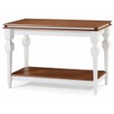 Ver imagem 1 de Aparador Manchester com Prateleira 81 X 132 X 45 Cm (a X L X P) - Cor Branco/imbuia Glazer