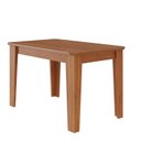 Ver imagem 1 de Mesa para Sala de Jantar Estela 1,30 s/Vidro Marrom/Cinamomo
