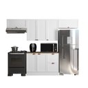Ver imagem 2 de Composição Cozinha Modulada Olivia 4 Peças 7 Portas com Tampo Poliman Móveis