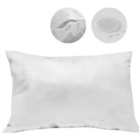 Capa para Travesseiro Impermeável Napa Premium Hospitalar - Branco