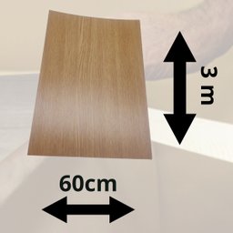 Formica Madeirado Freijo Tx Fosco M819 3m X 60cm Acabamento Resistente Moveis - 3