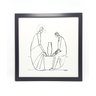 Quadro a Samaritana - Cláudio Pastro 36cmx36cm Alfanio Azulejaria - 1