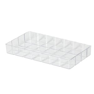Bandeja Acrilíca Retangular Bisotê 35x19cm