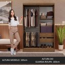 Ver imagem 4 de Guarda-Roupa 2 Portas de Correr de Espelho Max Madesa
